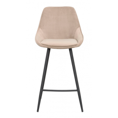 RO SIERRA BAR CHAIR BEIGE/BLACK